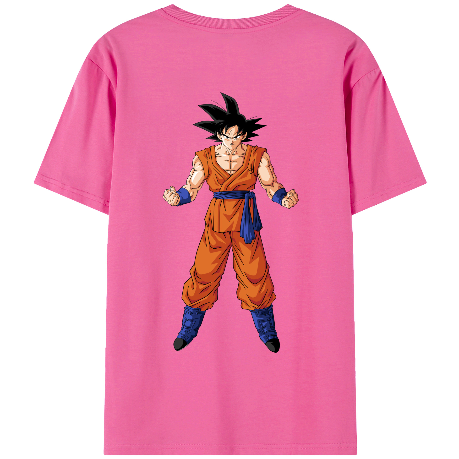 （画像用） ドラゴンボール 孫悟空（そん ごくう）Son Goku カカロット DRAGON BALL Kakarotto レディース半袖Tシャツ(バックプリント)